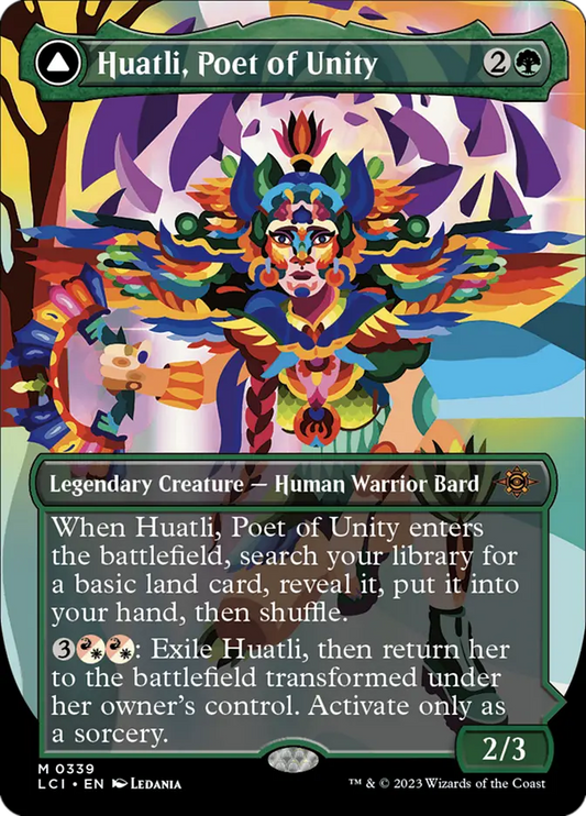 Huatli, Poet of Unity // Roar of the Fifth People (The Lost Caverns of Ixalan)