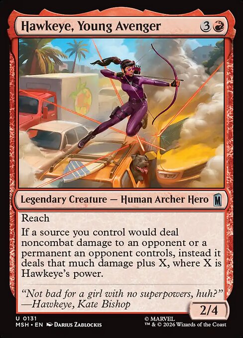 Hawkeye, Young Avenger (Marvel Super Heroes)