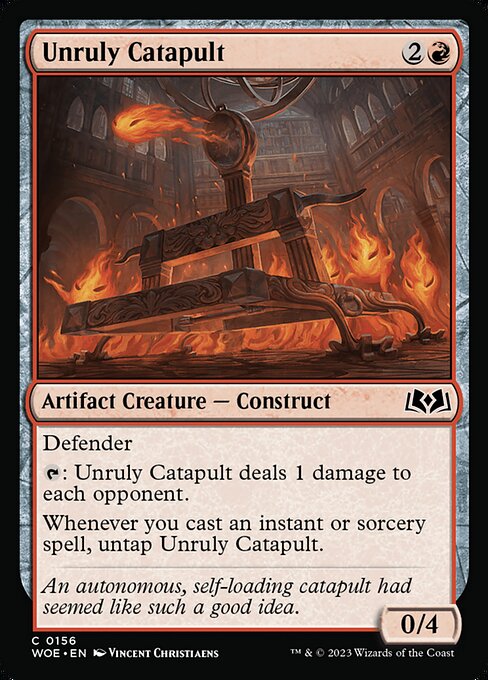 Unruly Catapult (Wilds of Eldraine)