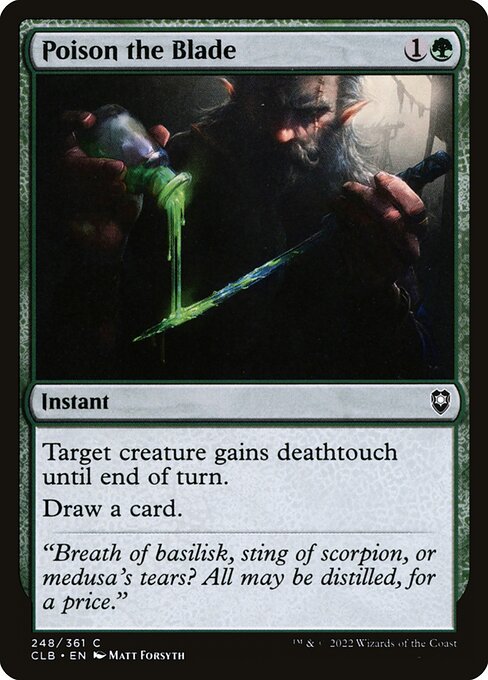 Poison the Blade (Commander Legends: Battle for Baldur's Gate)