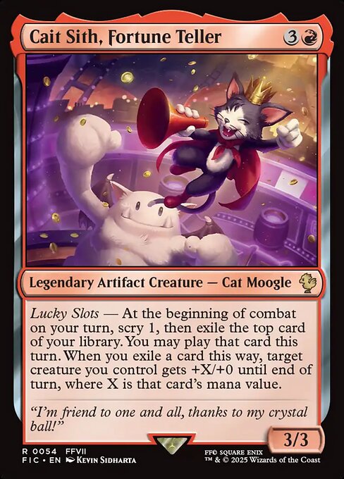 Cait Sith, Fortune Teller (Final Fantasy Commander)