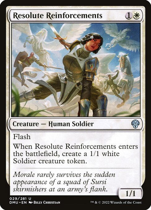 Resolute Reinforcements (Dominaria United)