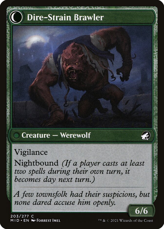 Tireless Hauler // Dire-Strain Brawler (Innistrad: Midnight Hunt)