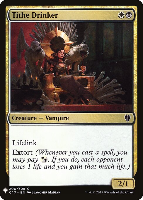 Tithe Drinker (The List)