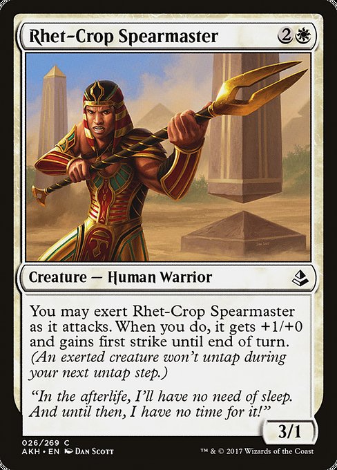 Rhet-Crop Spearmaster (Amonkhet)