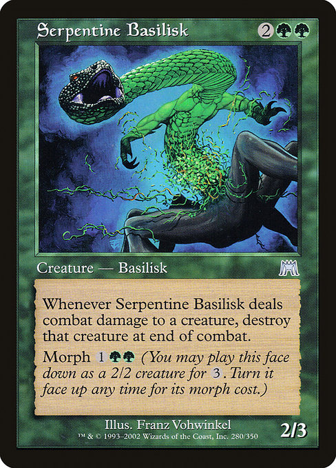 Serpentine Basilisk (Onslaught)