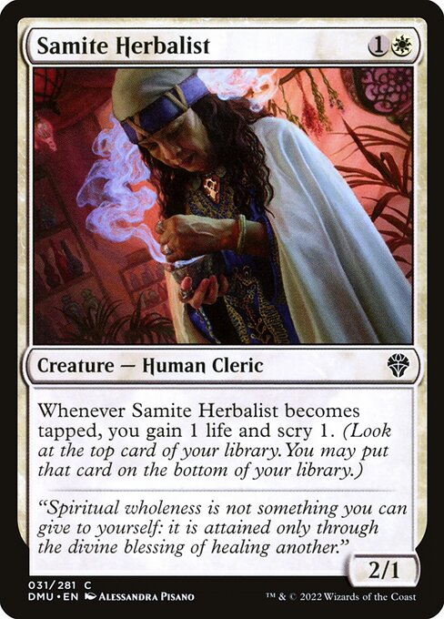 Samite Herbalist (Dominaria United)