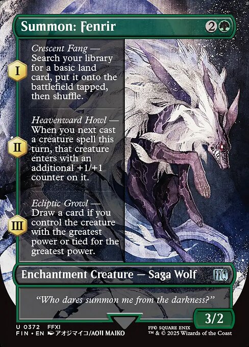 Summon: Fenrir (Final Fantasy)