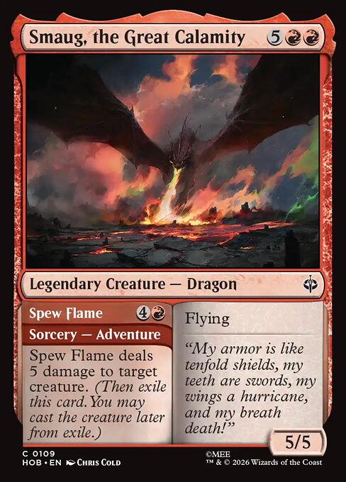 Smaug, the Great Calamity // Spew Flame (The Hobbit)