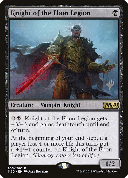 Knight of the Ebon Legion (Core Set 2020 Promos)