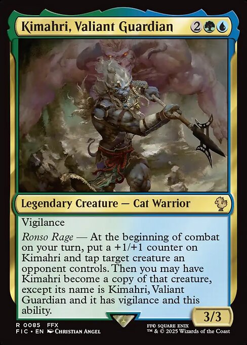 Kimahri, Valiant Guardian (Final Fantasy Commander)