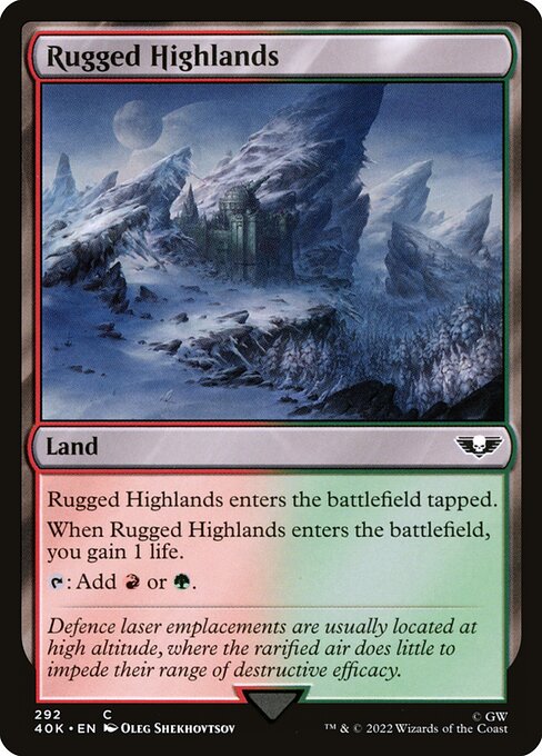 Rugged Highlands (Warhammer 40,000 Commander)