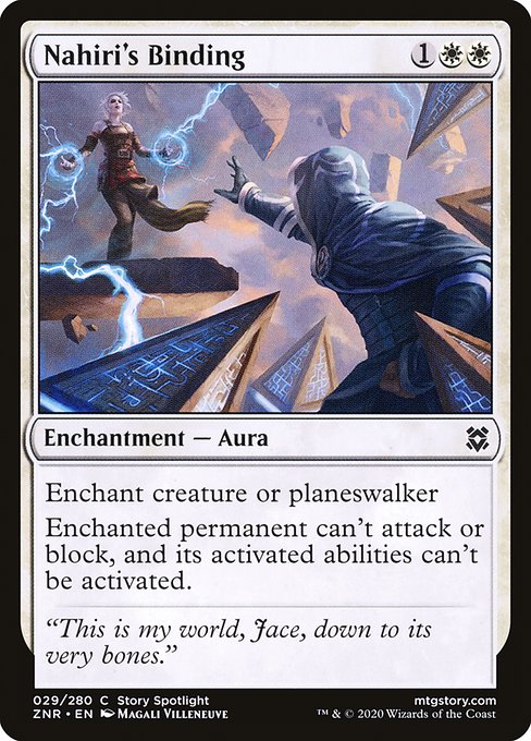 Nahiri's Binding (Zendikar Rising)