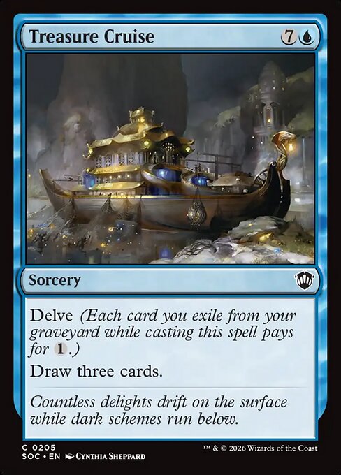 Treasure Cruise (Secrets of Strixhaven Commander)