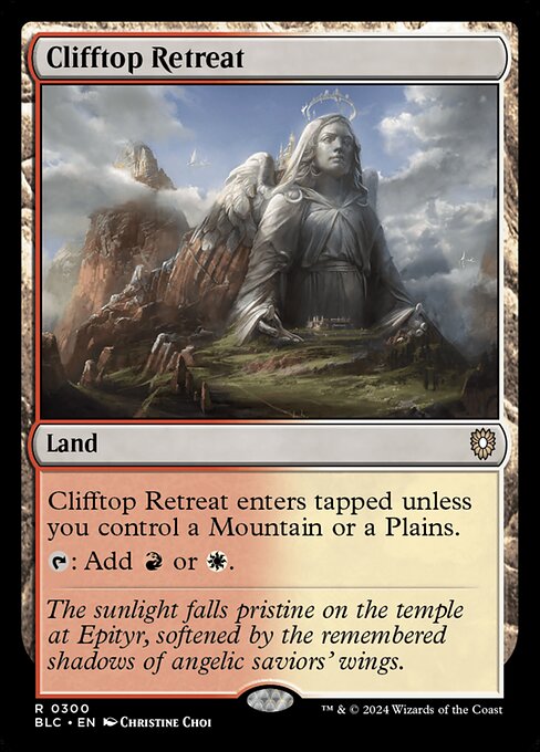 Clifftop Retreat (Bloomburrow Commander)