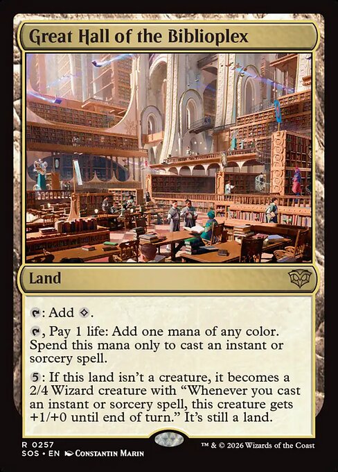 Great Hall of the Biblioplex (Secrets of Strixhaven)