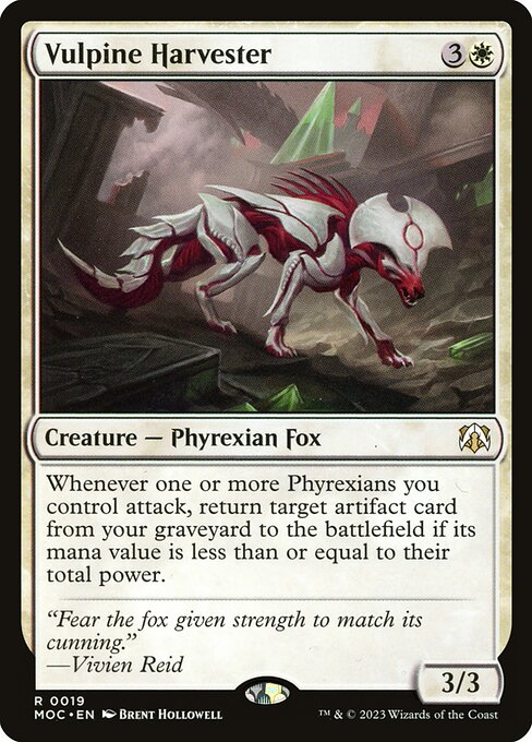Vulpine Harvester (March of the Machine Commander)