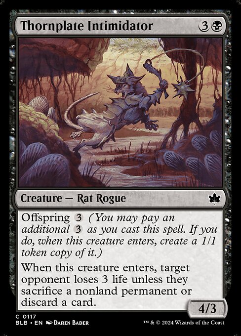 Thornplate Intimidator (Bloomburrow)
