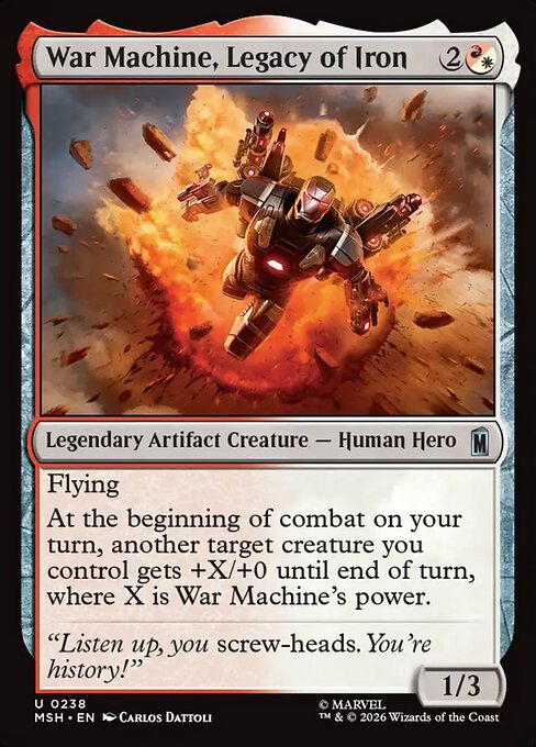 War Machine, Legacy of Iron (Marvel Super Heroes)