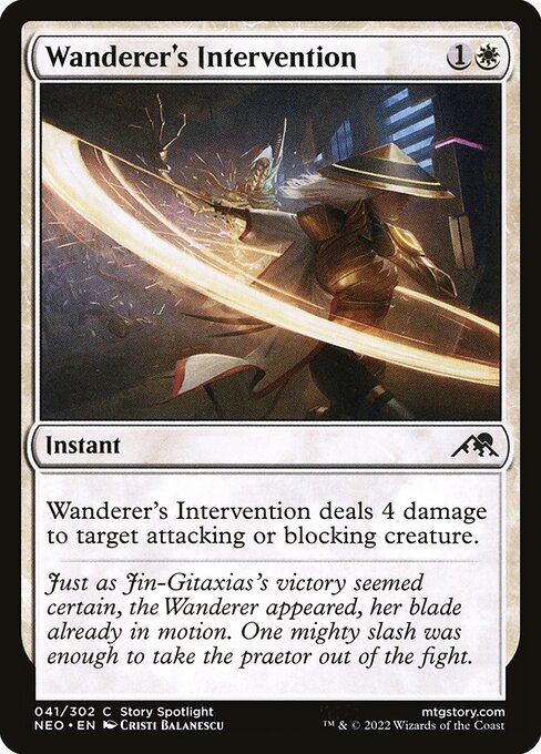 Wanderer's Intervention (Kamigawa: Neon Dynasty)