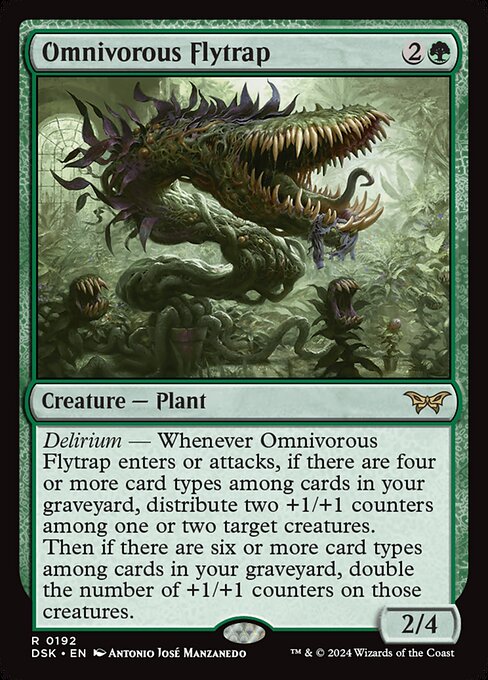 Omnivorous Flytrap (Duskmourn: House of Horror)