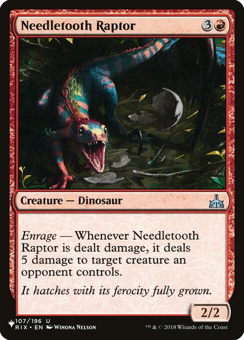 Needletooth Raptor (The List)
