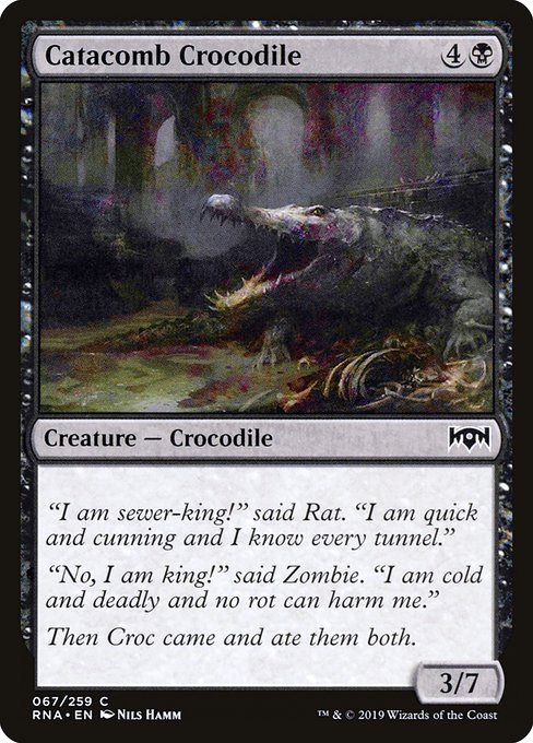 Catacomb Crocodile (Ravnica Allegiance)