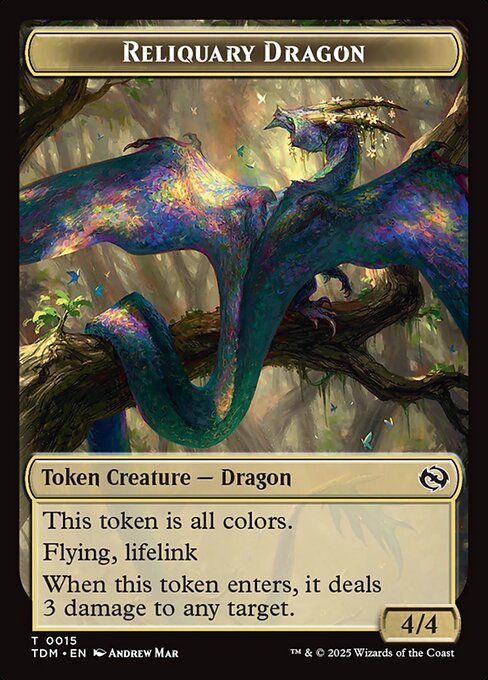 Reliquary Dragon (Tarkir: Dragonstorm Tokens)