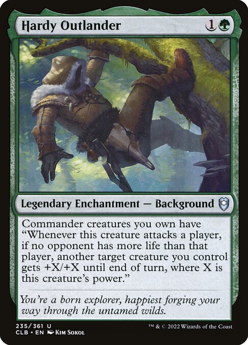 Hardy Outlander (Commander Legends: Battle for Baldur's Gate)