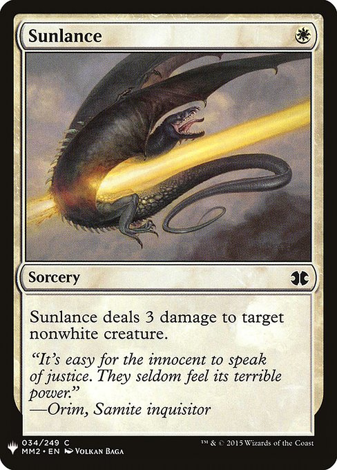 Sunlance (The List)