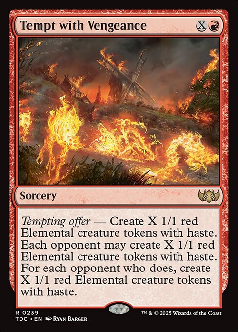 Tempt with Vengeance (Tarkir: Dragonstorm Commander)