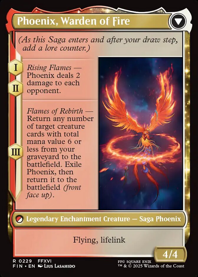 Joshua, Phoenix's Dominant // Phoenix, Warden of Fire (Final Fantasy)