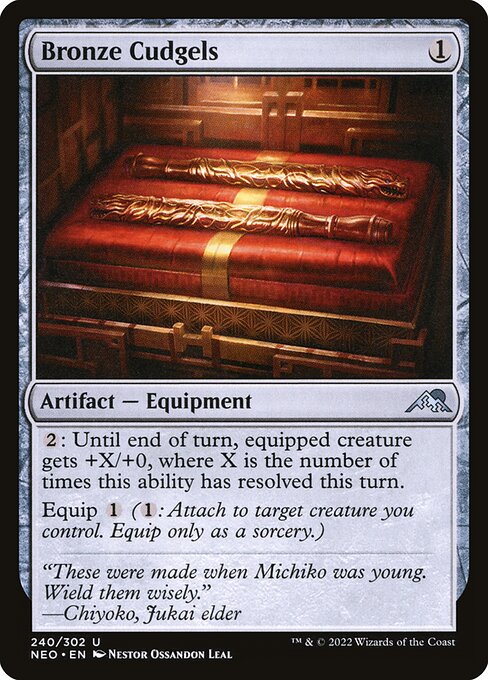 Bronze Cudgels (Kamigawa: Neon Dynasty)