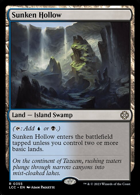 Sunken Hollow (The Lost Caverns of Ixalan Commander)