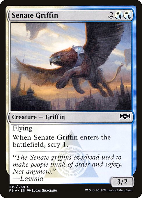 Senate Griffin (Ravnica Allegiance)