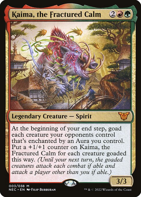 Kaima, the Fractured Calm (Neon Dynasty Commander)
