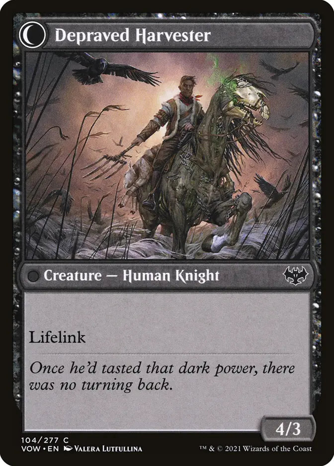 Desperate Farmer // Depraved Harvester (Innistrad: Crimson Vow)