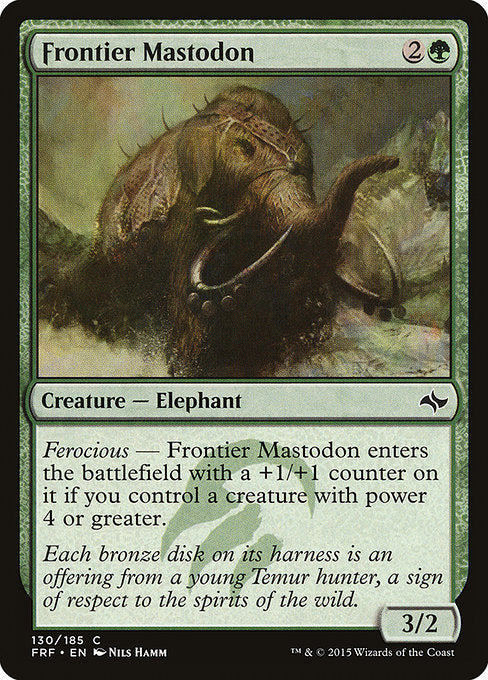 Frontier Mastodon (Fate Reforged)