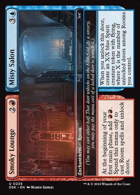 Smoky Lounge // Misty Salon (Duskmourn: House of Horror)