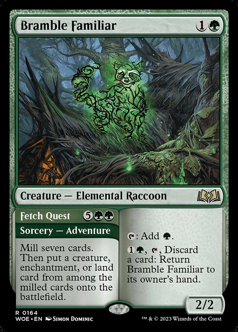 Bramble Familiar // Fetch Quest (Wilds of Eldraine)