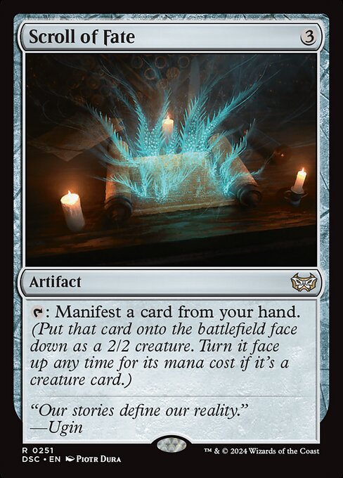 Scroll of Fate (Duskmourn: House of Horror Commander)