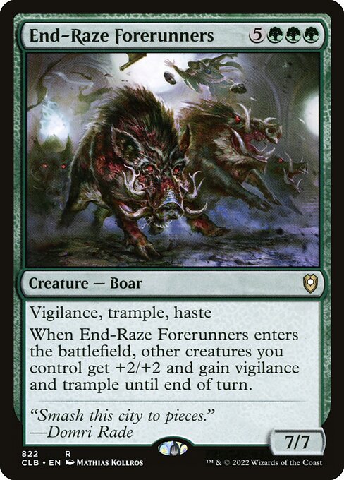 End-Raze Forerunners (Commander Legends: Battle for Baldur's Gate)
