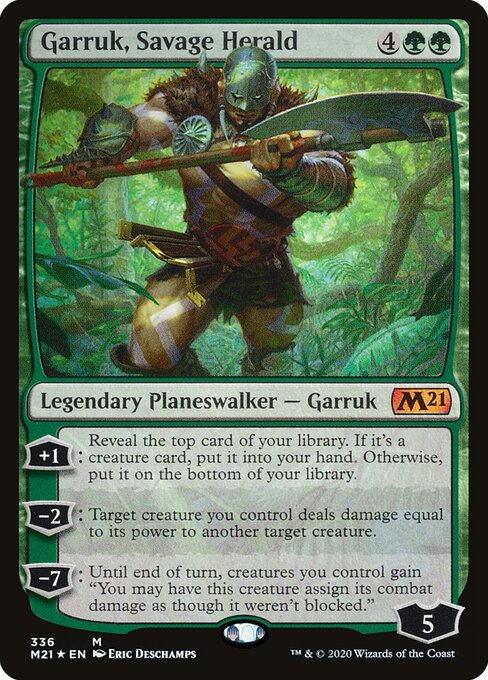 Garruk, Savage Herald (Core Set 2021)