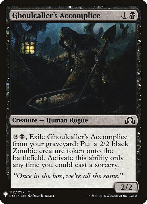 Ghoulcaller's Accomplice (The List)