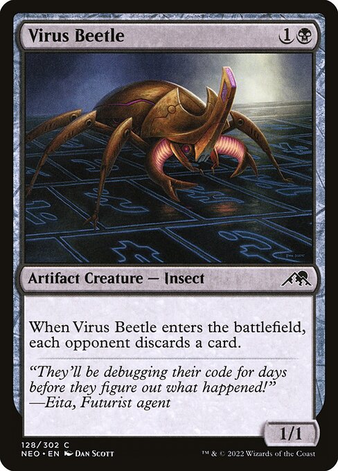 Virus Beetle (Kamigawa: Neon Dynasty)