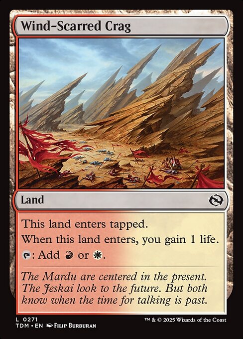 Wind-Scarred Crag (Tarkir: Dragonstorm)