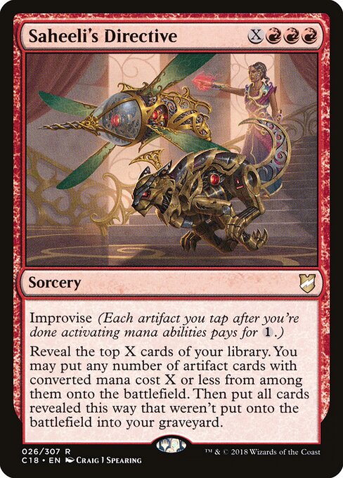 Saheeli's Directive (Commander 2018)