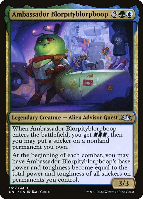 Ambassador Blorpityblorpboop (Unfinity)