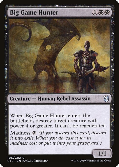 大型獣の猟師 (Commander 2019)