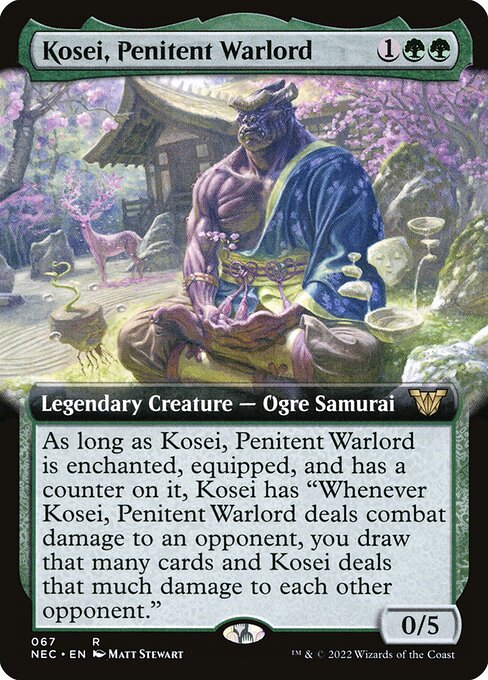 Kosei, Penitent Warlord (Neon Dynasty Commander)